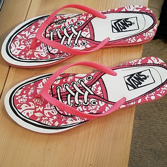 vans off the wall flip flops